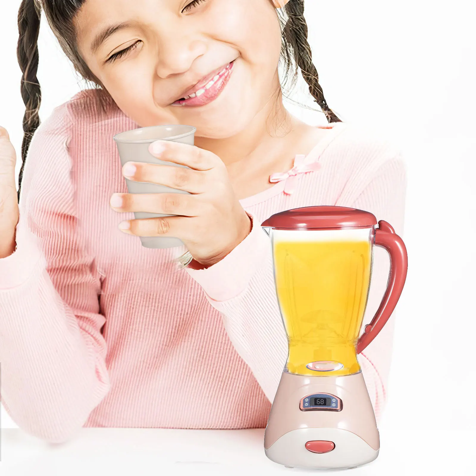 Simulatie Elektrische Juicer Kinderkeuken Compacte Accessoires Veilig Koken Speelkeuken Set Speelgoed Speelgoed voor Kinderen Kleine Juicer