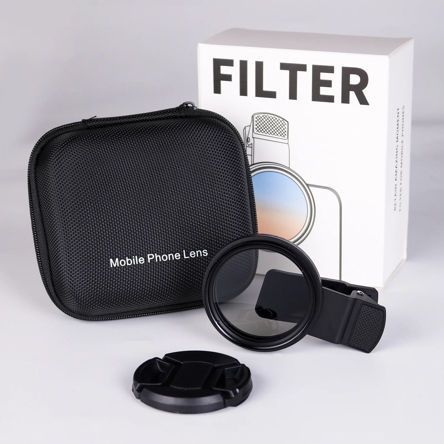 Tattoo Photography Accessories 52mm Clip-on CPL Filter Phone Camera Lens Clip-on Polarizer Filter Lens Clip Photo Phone Lens