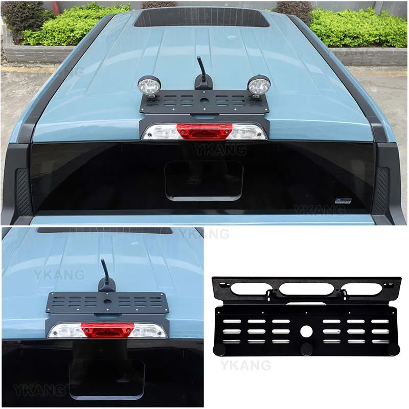 Third Brake Light Extension Mount Bracket Carbon Steel For Ford Maverick 2022+Pickup Truck Exterior Modification Accessories