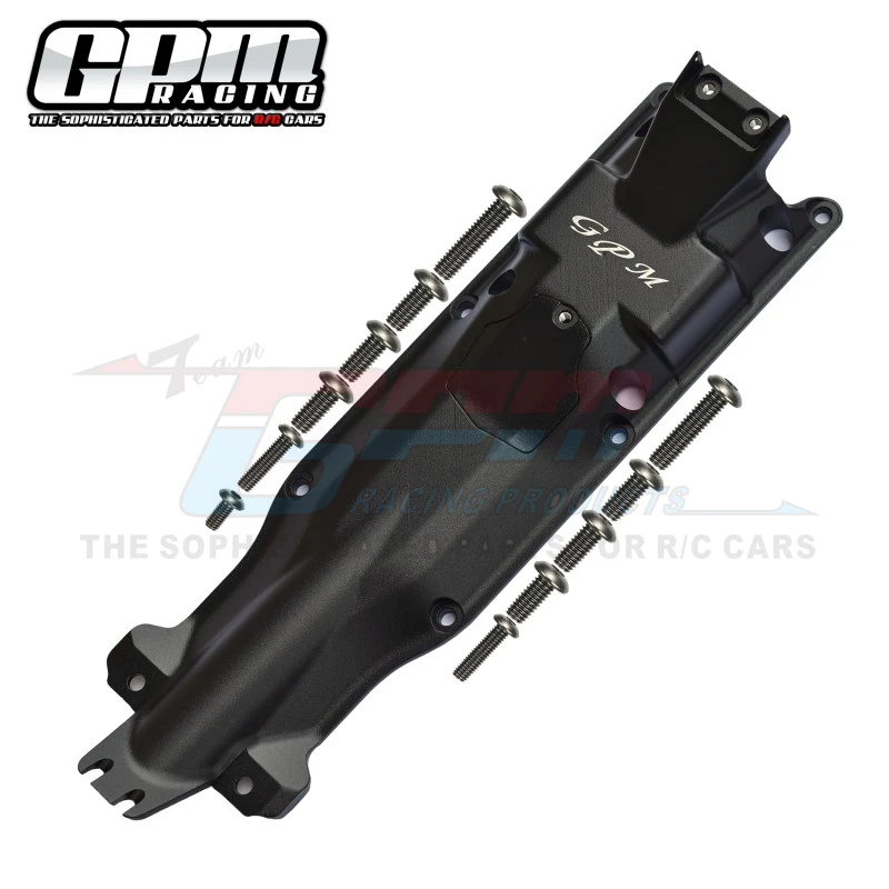 GPM Aluminum 3D Skid Plate For Middle Of Chassis For TRAXXAS E-Revo 2.0 86086-4