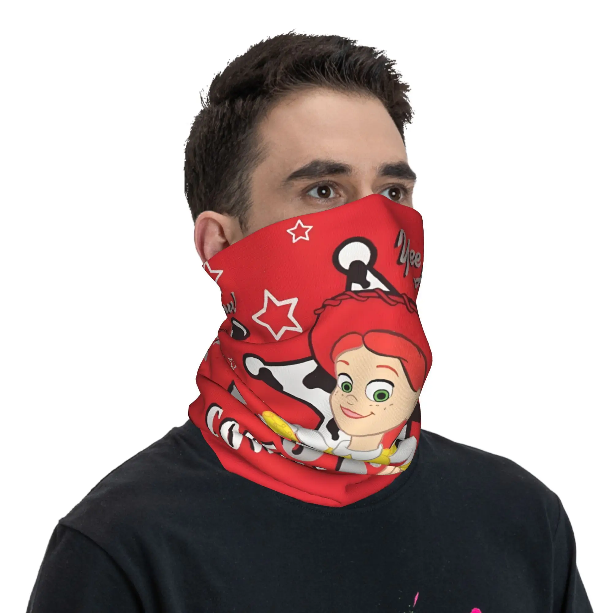 Custom Toy Story Winter Headband Neck Warmer Men Women Ski Running Tube Scarf Cartoon Anime Figure Face Bandana Gaiter