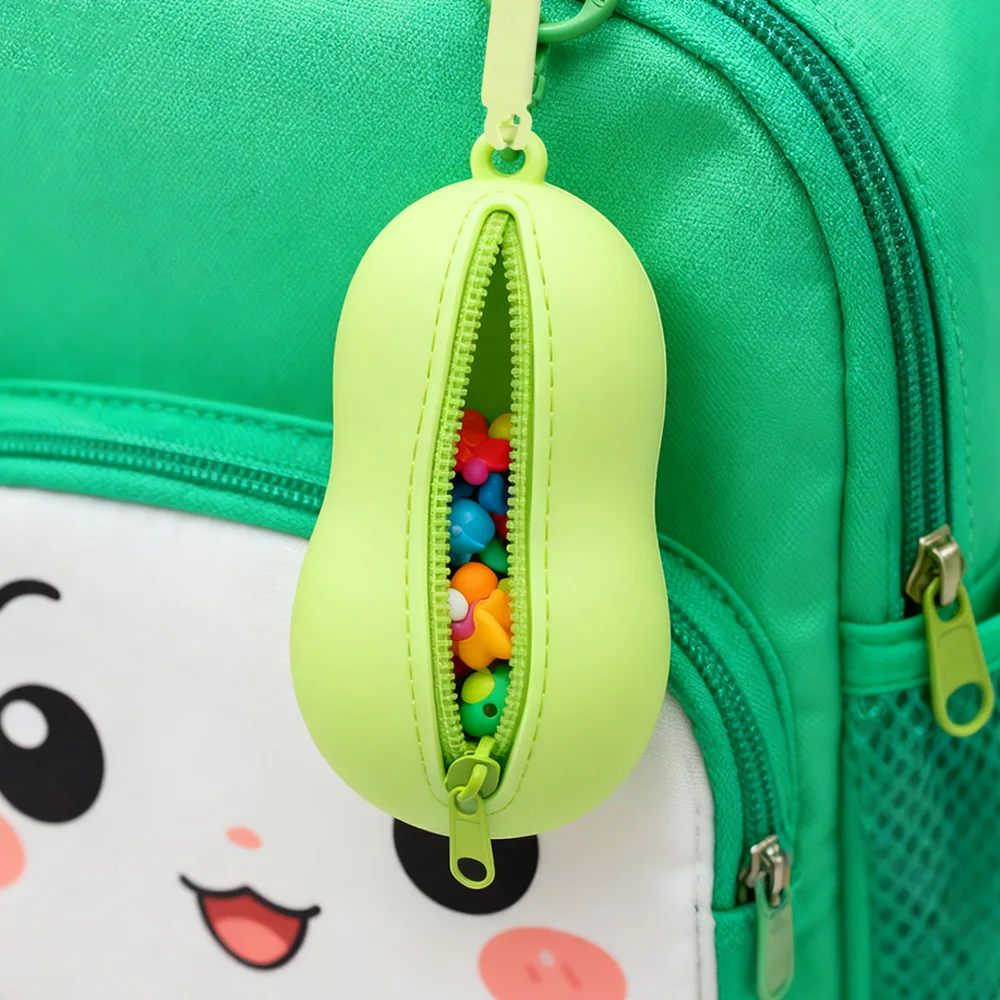 Square Silicone Cosmetic Storage Bag Large Capacity Travel Makeup Brush Holder Portable Cosmetic Waterproof Organizer