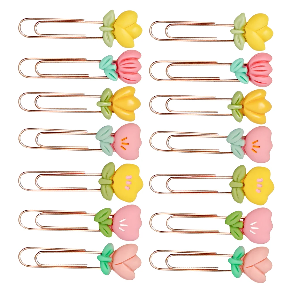 Рисунок 5 - скрепки для бумаг с цветами
