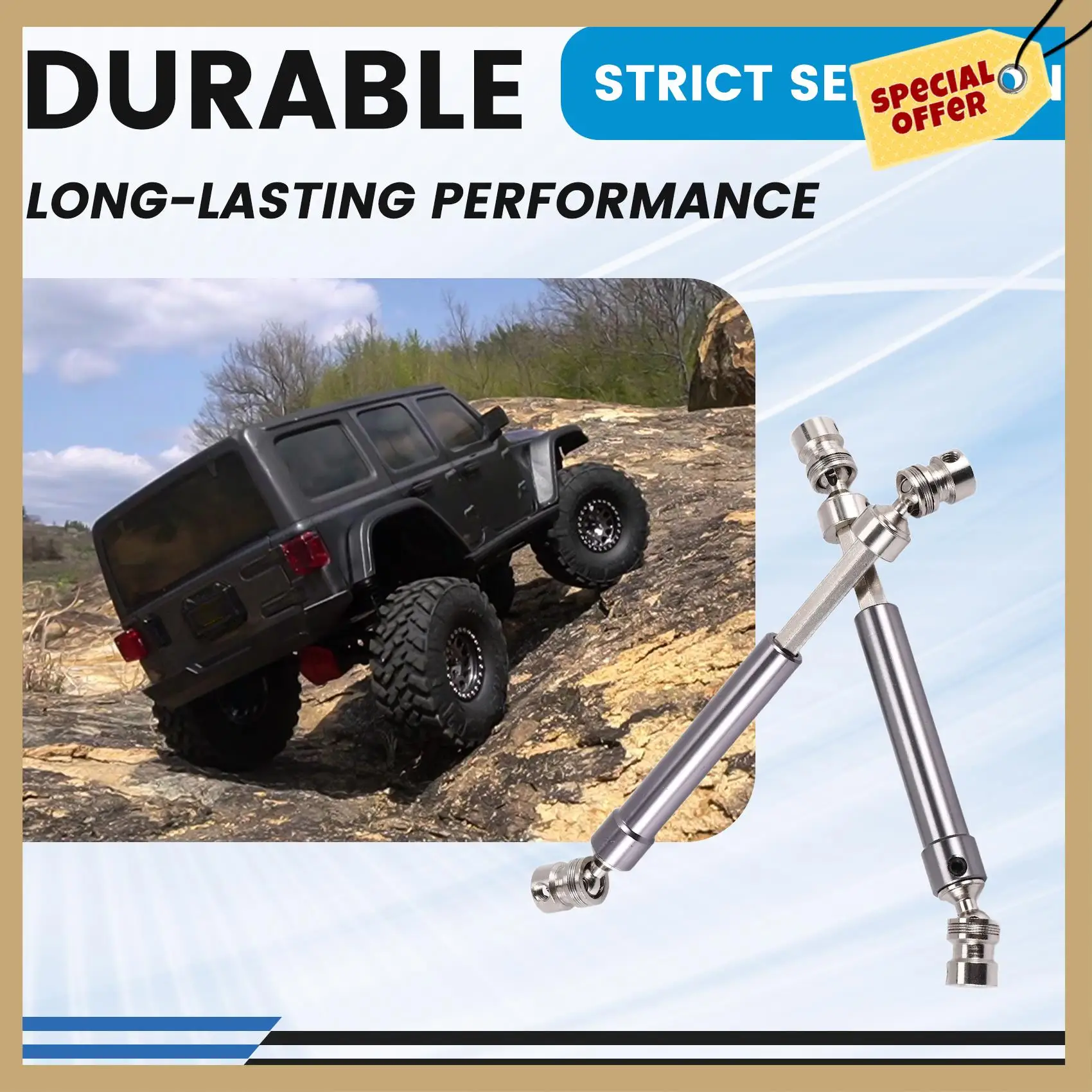 Стабильная производительность-2 шт. приводной вал CVD 110-160 мм для 1/10 Rock SCX10 90046 Traxxas Trx4