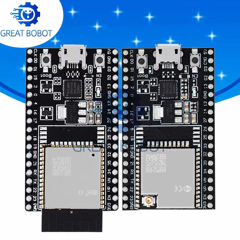 BS ESP32-DevKitC Development Core Board, ESP32-32D ESP32-32U WiFi Bluetooth Module Compatible with for Arduino