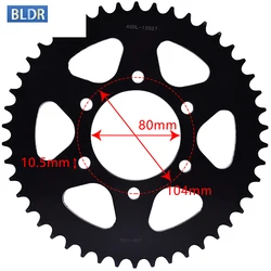 520-46T 46 Tooth Rear Sprocket Gear Cam For Kawasaki Z750 ZR750 ABS Z ZR 750 Z750R Black Edition Z750S ZR750S 400 Ninja R 14-17