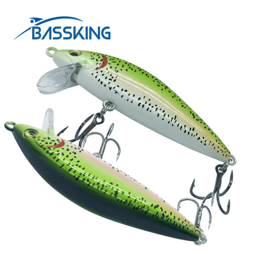 Imagen 2 del producto BASSKING-señuelo de pesca de pececillo que se hunde, 7cm, 10g, señuelo Artificial para trucha, corriente, lago, Jerkbait, pesca en roca, cebos duros