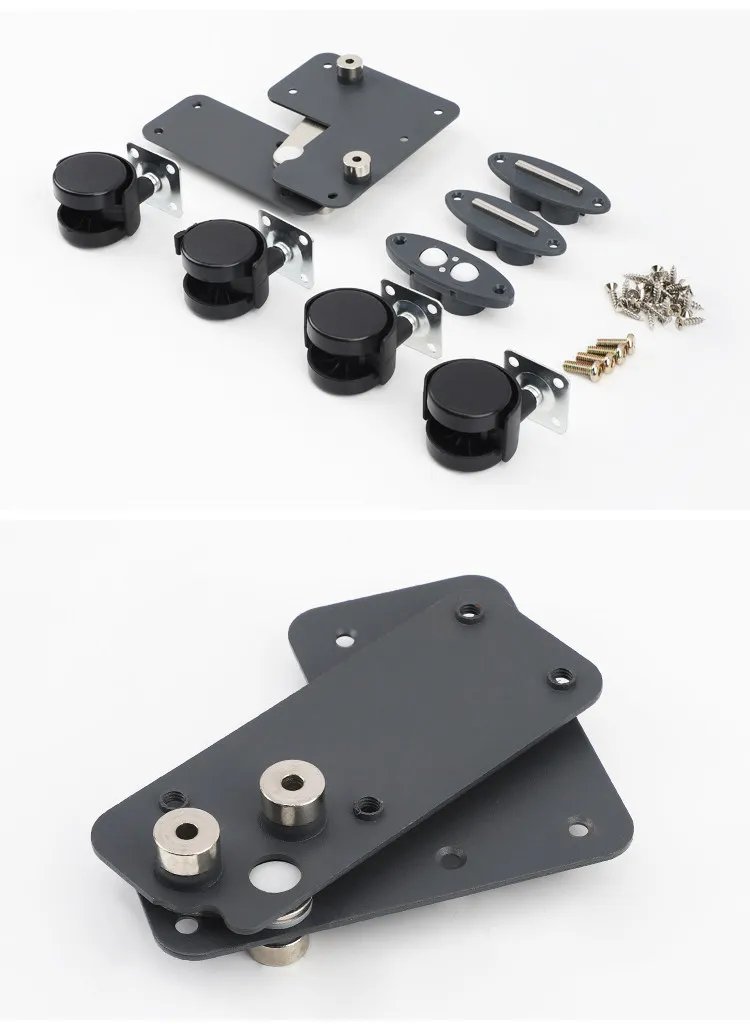 High load-bearing, hidden rotating dining table hardware accessories, household multi-function, furniture connectors