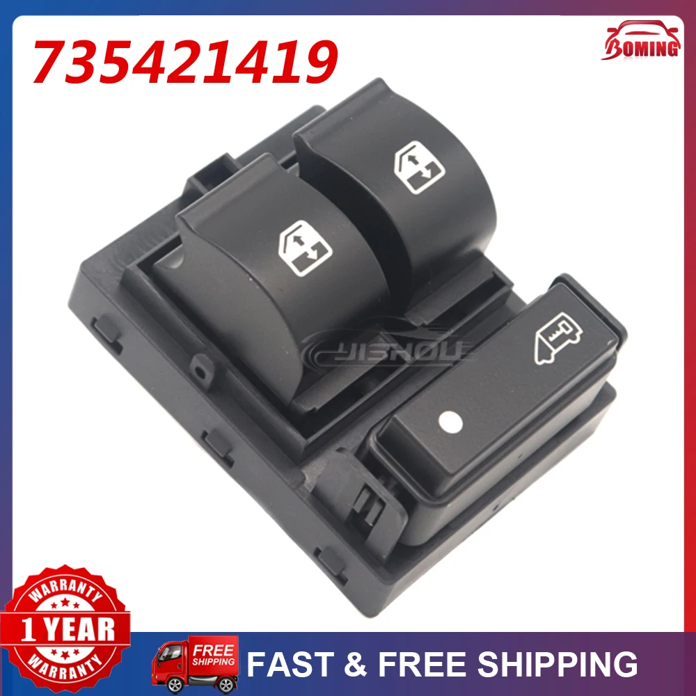 New Car Power Window Control Switches 735487419 For Peugeot Boxer Citroen Relay Fiat Ducato 735487419 7354217140 6490X9 6554XP