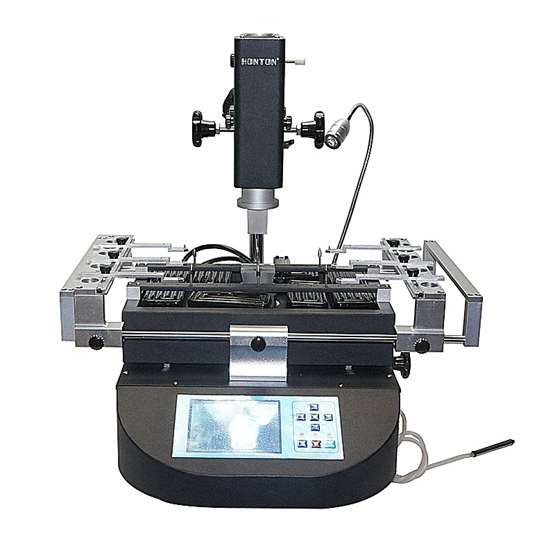 LYBGA HONTON HT-R490 الهواء الساخن 3 مناطق بغا محطة إعادة العمل رقاقة بغا rebيعادل آلة لحام لإصلاح الكمبيوتر المحمول