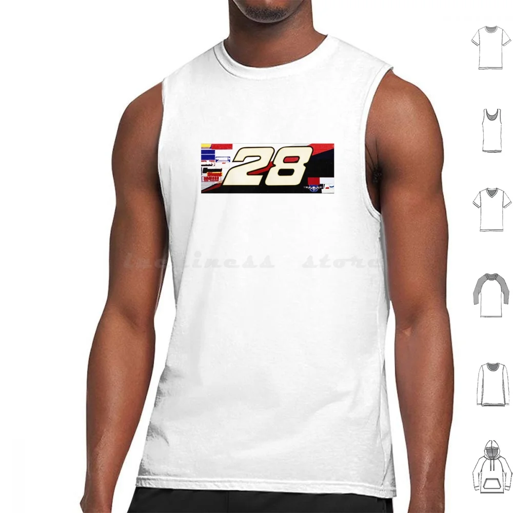 Davey Allison 28 Texaco Havoline Camisetas sin mangas de algodón estampado Davey Allison 28 Texaco Havoline Vintage Old School Classic