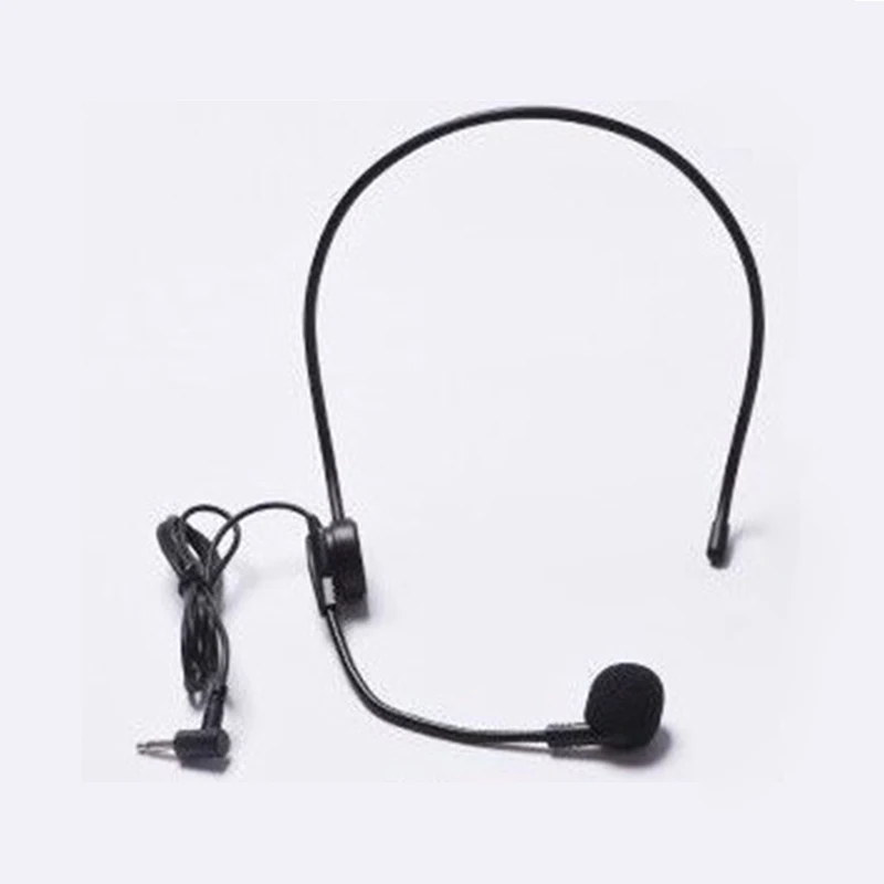 1 قطعة ميكروفون سماعة الرأس المحمولة مع 3.5 مللي متر التوصيل سماعة رأس سلكية هيئة التصنيع العسكري لمحاضرة دليل الكلام اجتماع التدريس #2