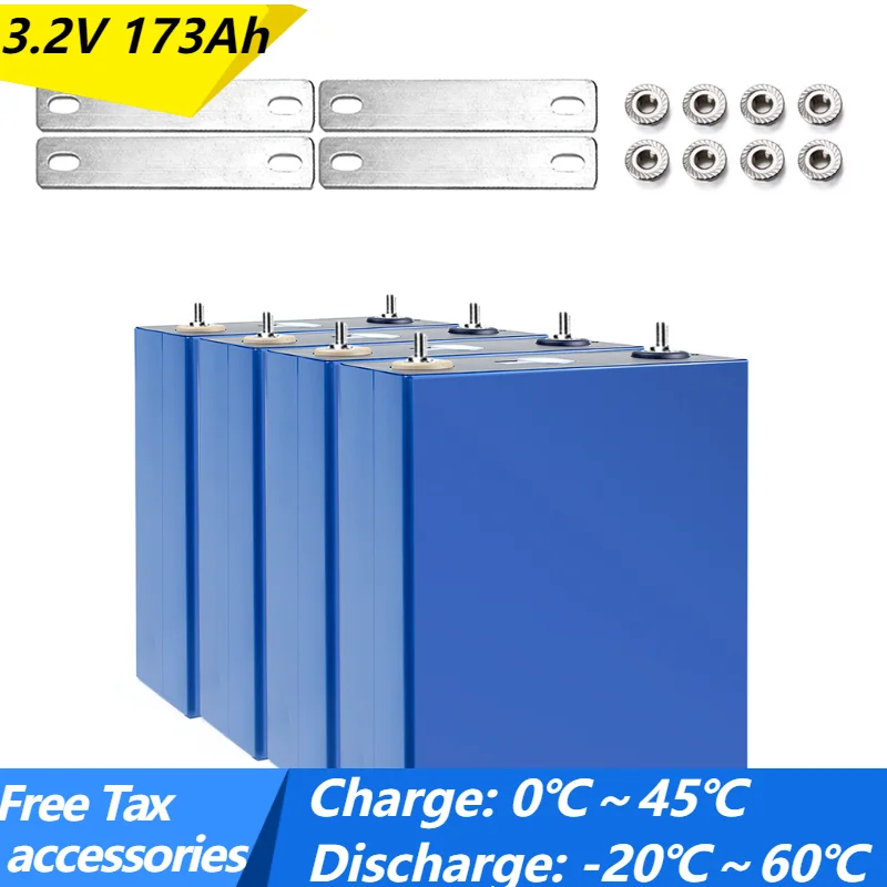 

3.2V 173Ah Lifepo4 Lithium Iron Phosphate Rechargeable Batteries Original Brand New CATL Grade A Cell For Solar Energy Storage