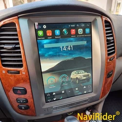 Android Screen Car Radio Player For Lexus LX470 For Toyota Land Cruiser LC100 J100 2002 GPS Navigation Video Multimedia Stereo
