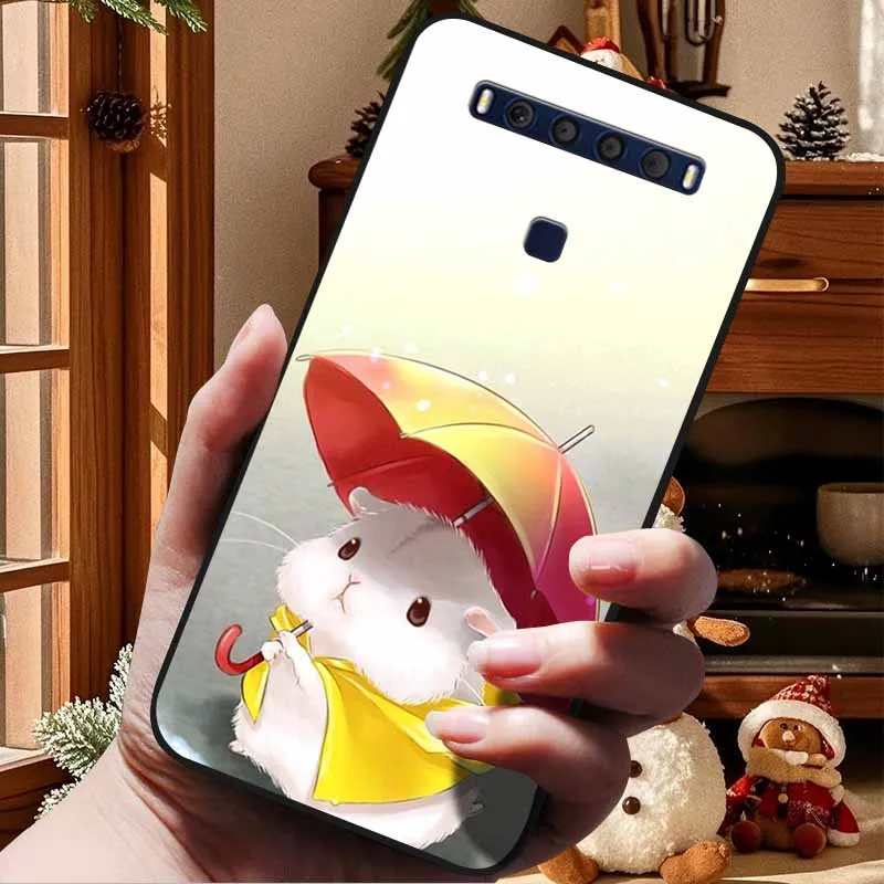 TCL 10L Kılıf için Serin Moda Silikon Yumuşak TPU Telefon Kapakları TCL10 Lite Kılıf 10 Lite Coque TCL10L T770H T770B 4187U Çanta