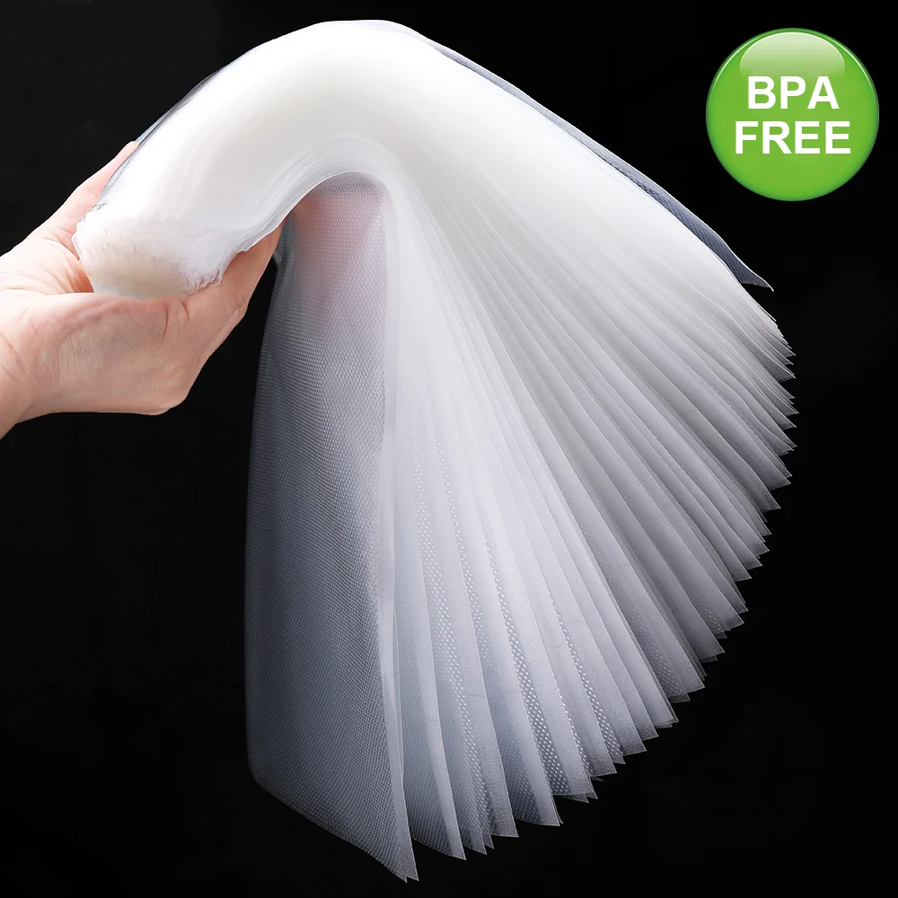 Home Food Saving Vacuum Sealing Bags Food Packing Bags ABS Plastic Bags for Kitchen Food Storage