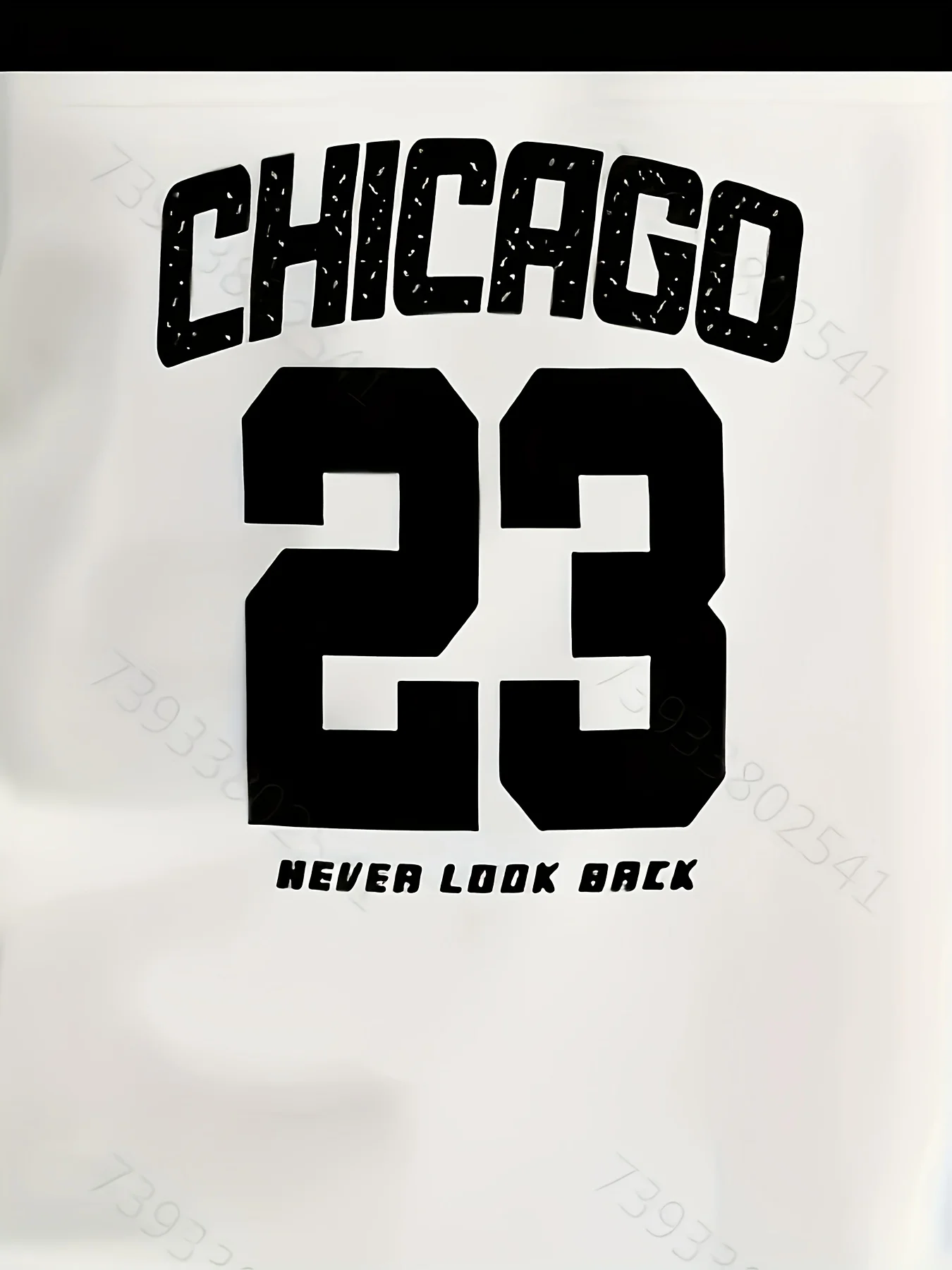 تي شيرت رجالي صيفي جديد من Chicago 23 برسومات رقمية من الجيرسيه ملابس رياضية كاجوال من البوليستر لعام 2025 #5