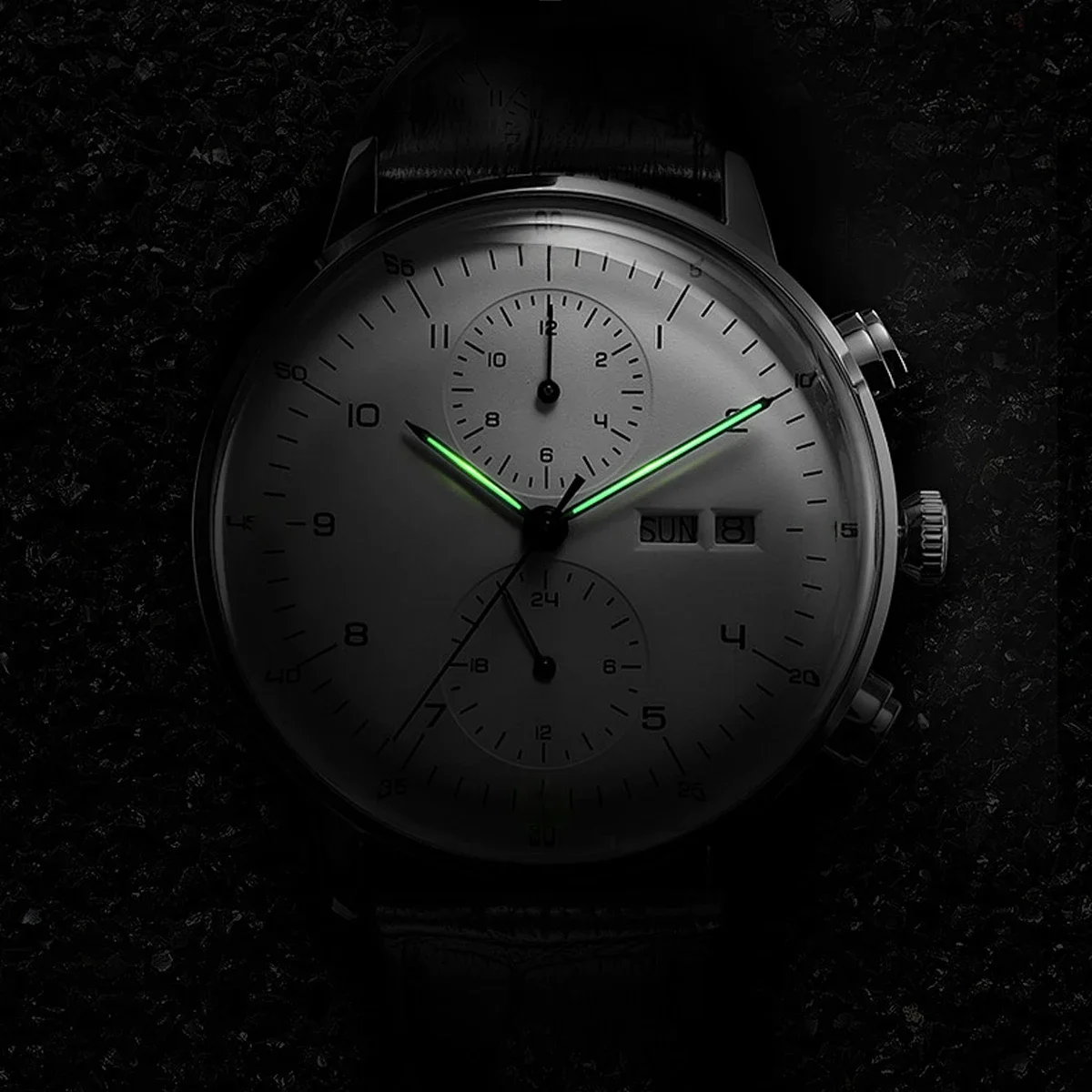 مؤشر ساعة أخضر مضيء ، يد NH35 ، إكسسوارات ، NH34 ، NH36 ، 4R ، 7S ، حركة NH70 ، 3