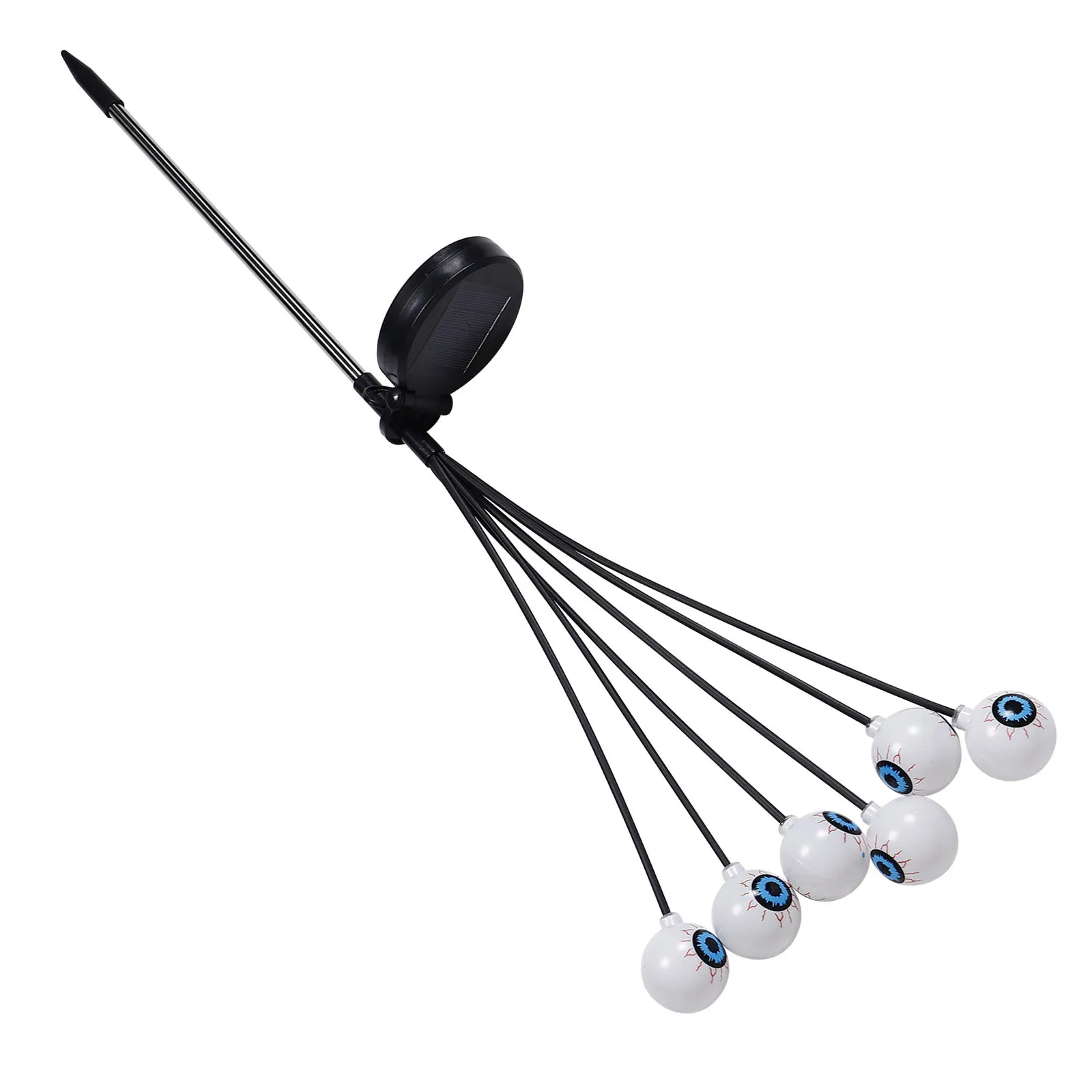 أضواء مقلة العين الشمسية للهالوين في الهواء الطلق IP65 مقاومة للماء متعددة الوظائف أضواء المسار المتمايل لحفلة ساحة الحديقة