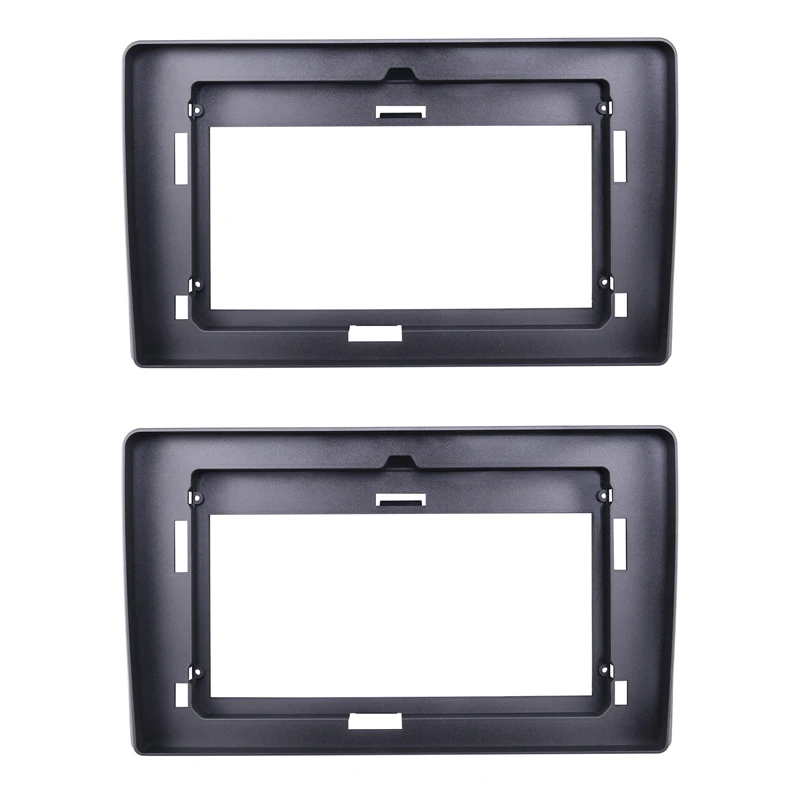 2Pcs 10.1 Inch Car Fascia For Toyota Hiace 2010-2018 2Din Fascia Audio Fitting Adaptor Panel Frame Kit Car Accessories