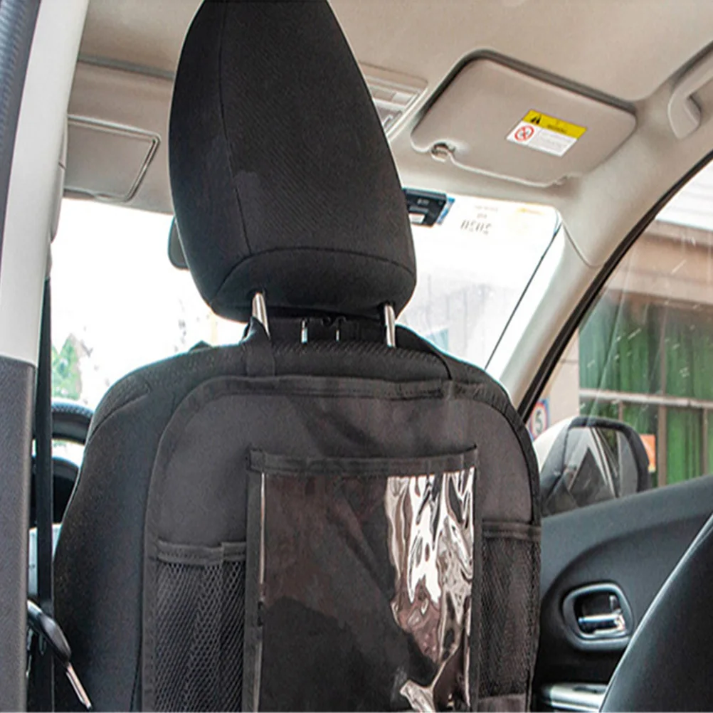 

Car Seat Back Organizer Large Capacity Storage Bag For Rear Seat Kick Guard Waterproof Oxford Cloth Auto Accessories