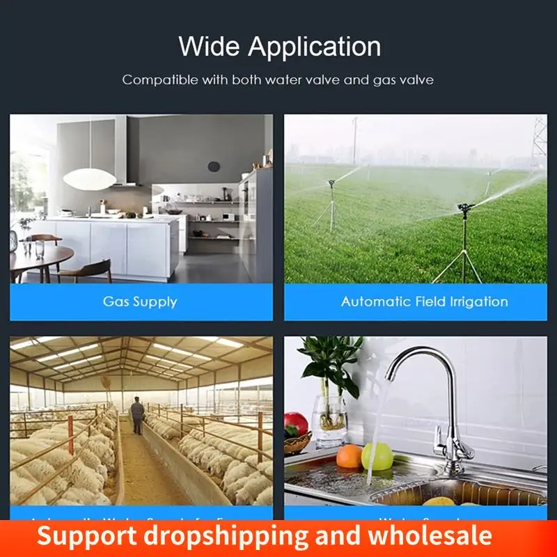 AA86 Tuya умный Wi-Fi водяной клапан Zigbee газовый обратный клапан DN15 беспроводной таймер управления работает + Alexa Google Home