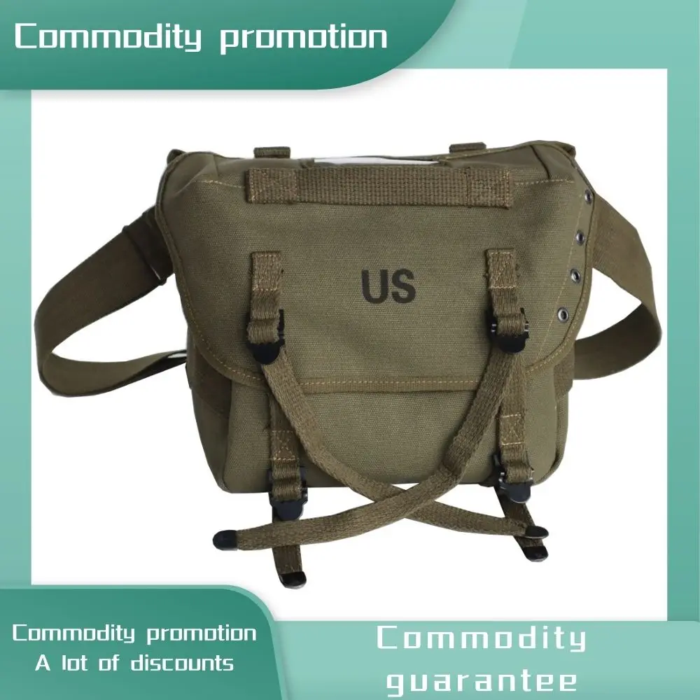 ストラップ付きキャンバス収納リュックサック、タクティカルバッグ