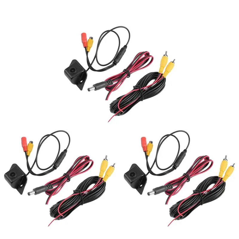 Prominent 3X Car Reversing Rear View Camera Backup Parking Kit Fit For Toyota Prius 2012