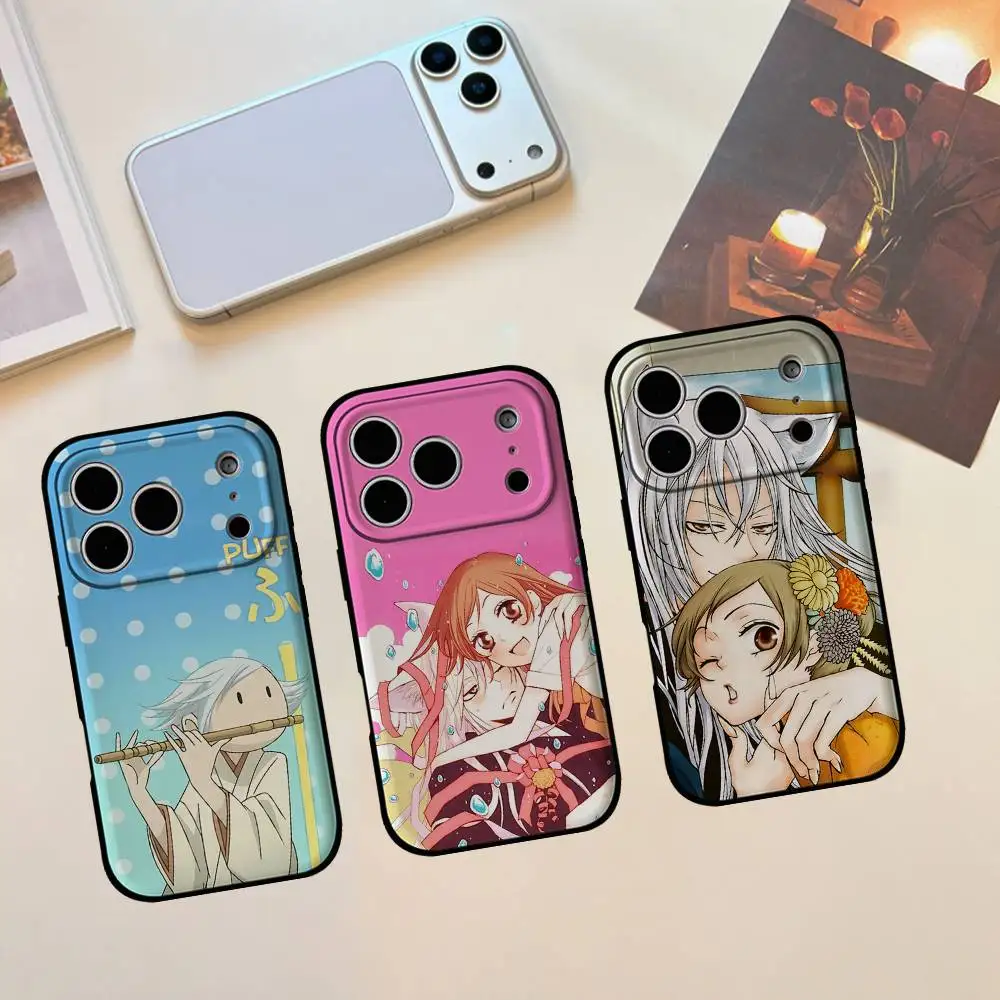 Niedliche K-Kamisama Kiss Handyhülle für iPhone 17 16 15 14 13 12 11 X XR XS Plus Pro Max Mini Weiche Schwarze Schutzhülle