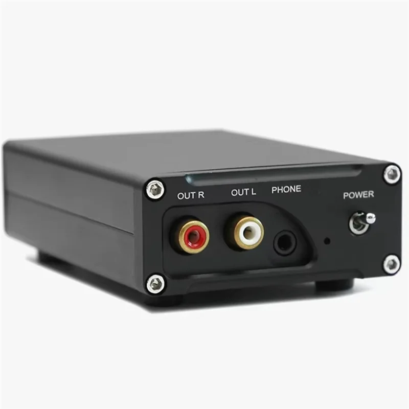 

DAC6 XMOS208+ ES9038 Digital HIFI Audio Decoder 1 PCS Black Aluminum Alloy DAC Headphone Amplifier Support DSD