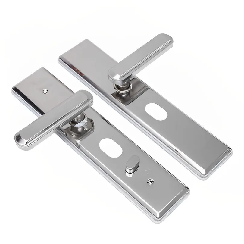 

Household Interior Handle Stainless Steel Door Lock Set Door Hareware for Bedroom / Bathroom / Furniture Door with Double Latch