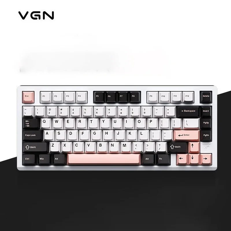 VGN VXE75 Wireless Mechanical Keyboard 3Mode 2.4G Bluetooth Keyboard Aluminum RGB Full Key Hot Swap Custom Laptop Gamer Keyboard