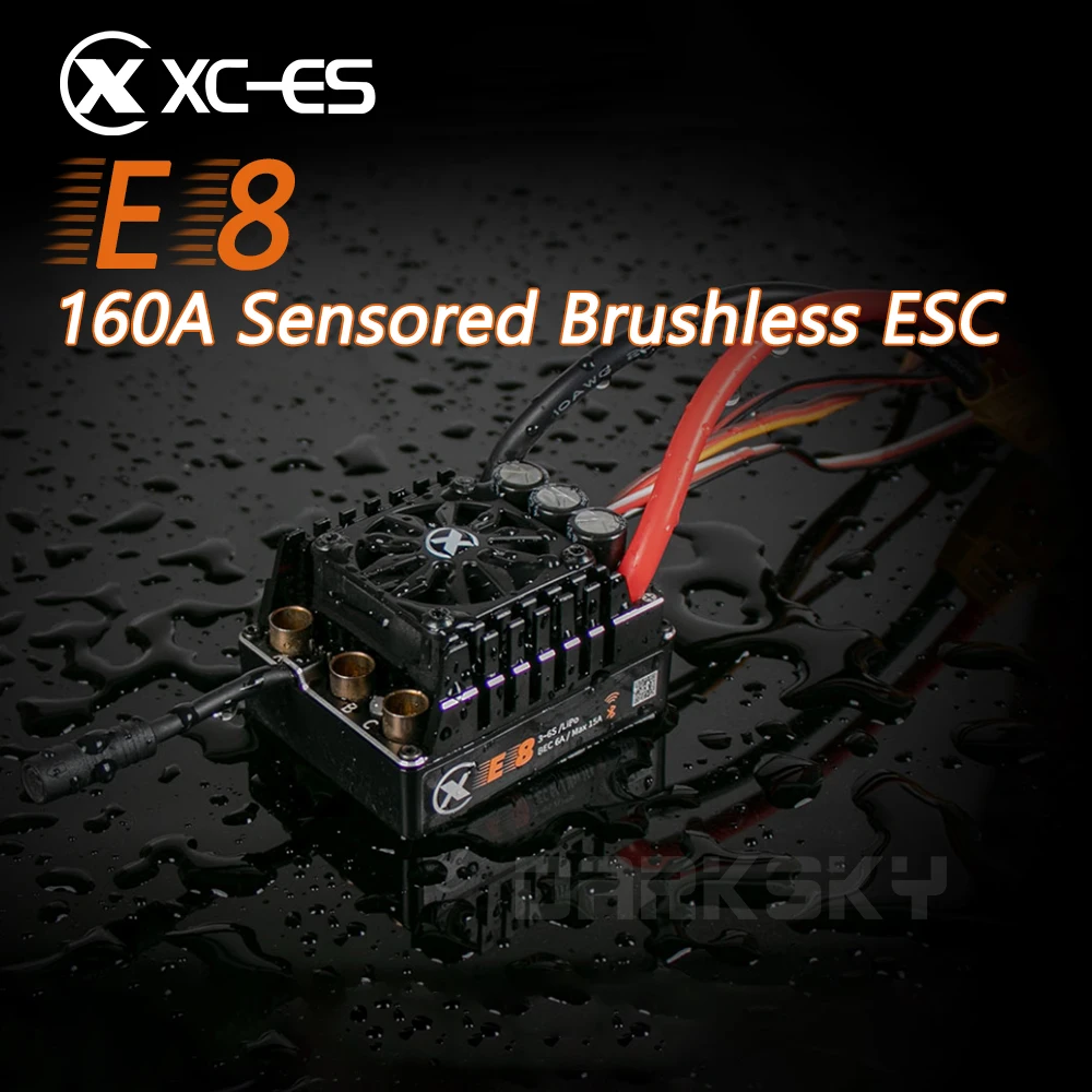 XC E8 160A 3-6S Lipo Sensored Brushless ESC для 1/8 1/7 RC Модель автомобиля Багги Грузовик Аксессуары