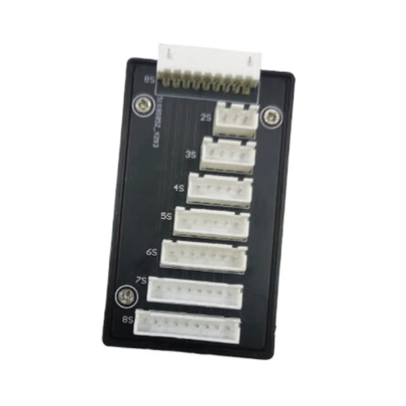 บอร์ดชาร์จแบตเตอรี่ลิโพ 2-8S พร้อมอะแดปเตอร์ขยายการชาร์จแบบขนานสำหรับแบตเตอรี่ลิโพ RC
