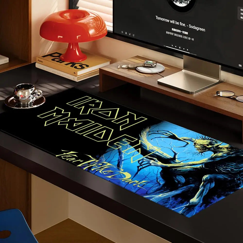 I-I-Iron Band M-Maiden Mouse Pad XXL Computer Accessories Large Keyboard Laptop Table Pad The New Product Gamer Gaming
