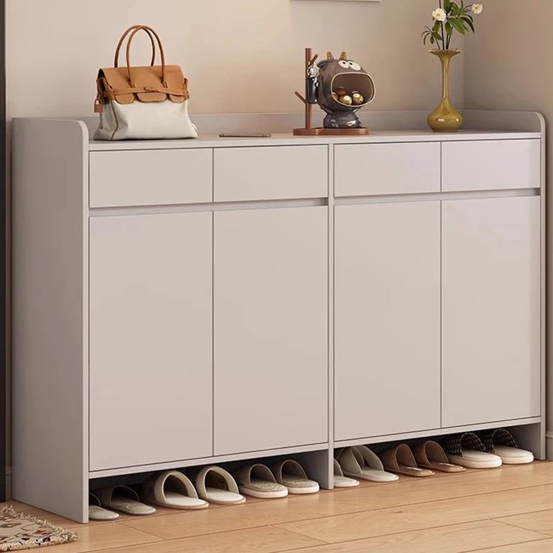 

Designer Display Shoe Cabinet Storage Organizer Sunglasses Hallway Shoe Shelf Italian Minimalist Slim Zapatero Home Furniture