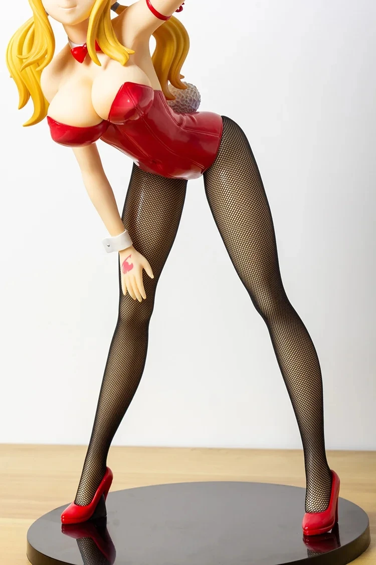 38cm liberando Fairy Tail Lucy Heartfilia figura de Anime Sexy B-STYLE Erza Scarlet Bunny Girl figura de acción modelo adulto muñeca Juguetes