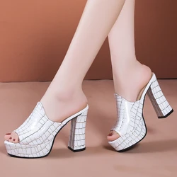 Platform Slippers Women Sandals Summer High Heels Women Shoes Slides Designer Slippers Party Pumps Ladies Shoes Zapatos De Mujer