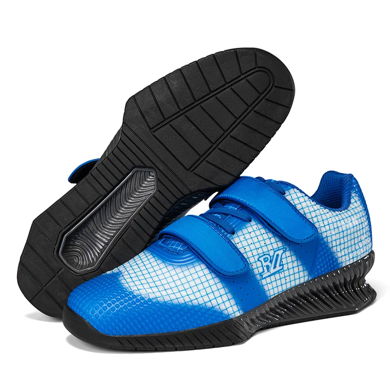 

Мужские профессиональные кроссовки для тяжелой атлетики с противоскользящей подошвой, стабильной поддержкой для приседаний, становой тяги и тренировок в зале