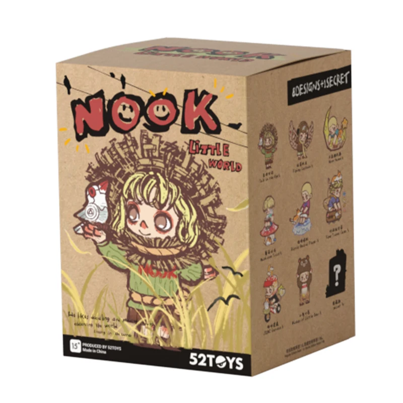 52Toys Nook Little World Series Mystery Box Anime Pvc 100