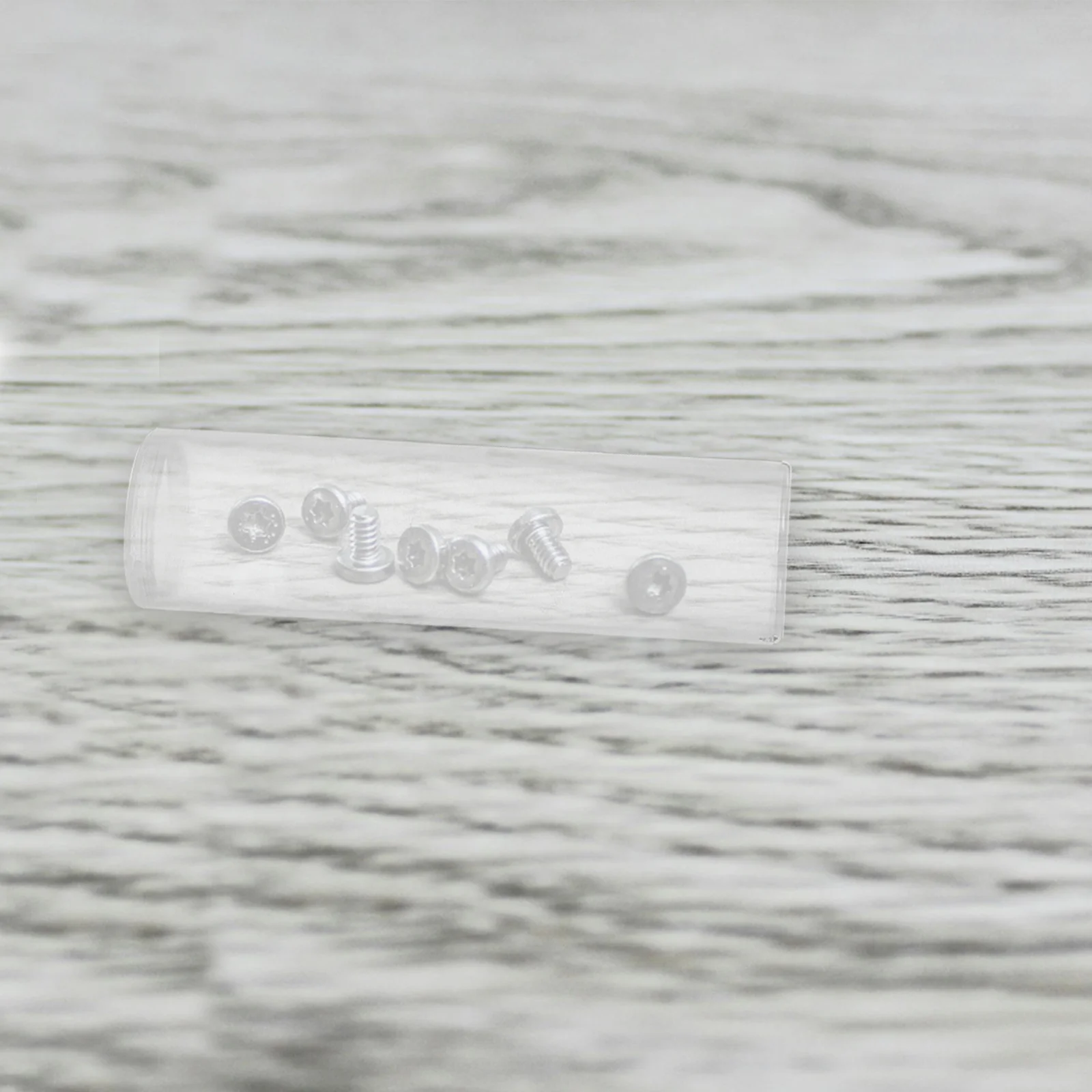 20pcs Storage Tube Clear Plastic Round Container For Quarters Pennies Dollars Transparent Cylinder Organizer Small Parts Storage