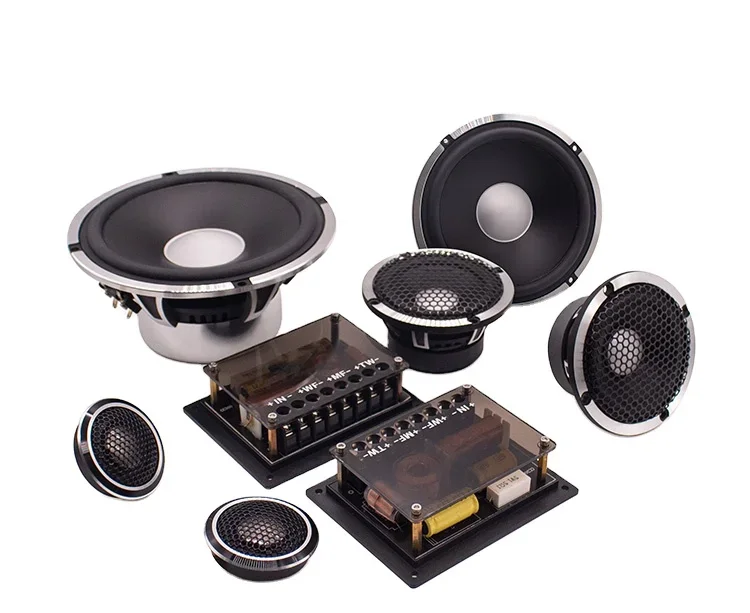 Sennuopu SK-8 Audio Car Speakers 2 inch Tweeter 3.5 inch Midrange 6.5 inch Bass Woofer 3 Way Speaker Car Audio