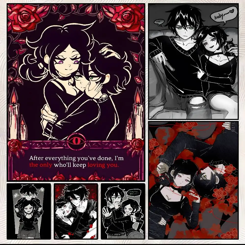 The Coffin Of Andy and Leyley Game Poster HD art sticky wall waterproof home living room bedroom aesthetic decoration