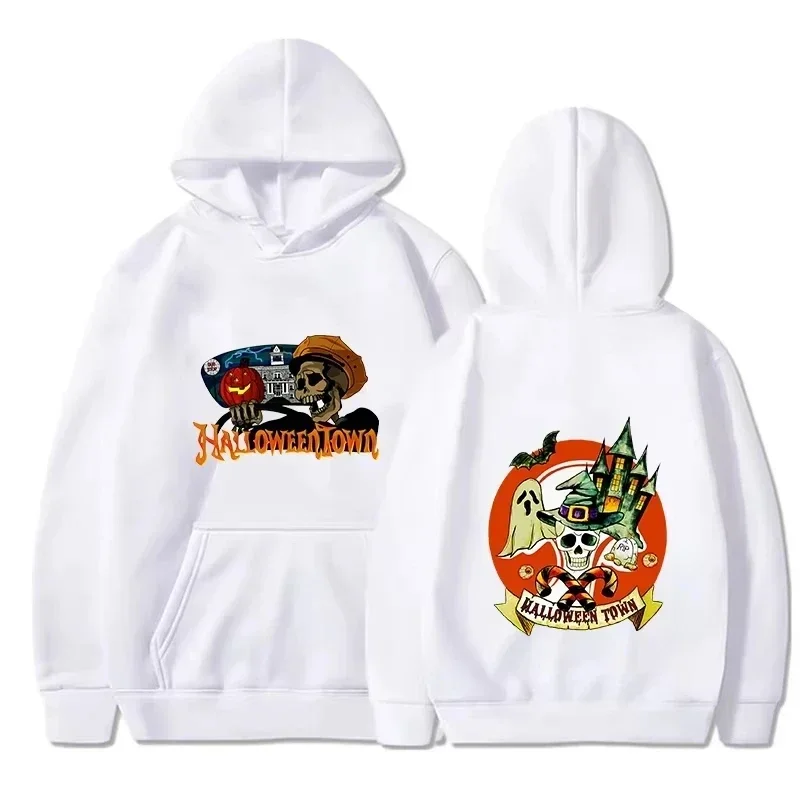 

2025 Horror Print Hoodie Men's Fashion Long Sleeve Halloween Autunm Winter Sweatshirt Men's and Women's Casual Pullover Hoodie