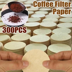 56/60mm Disposable Coffee Tea Filter Paper Home Handle Special Powder Bowl Natural Wood Pulp Filters Replacement Moka Coffee Pot