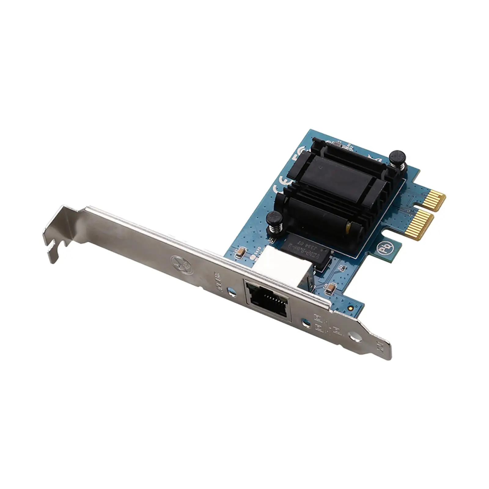 Mini PCI Express Metal Chipset Single Port 10/100/1000/2500Mbps LAN Controller Card for RTL8125B Network Card Ethernet Card RJ45