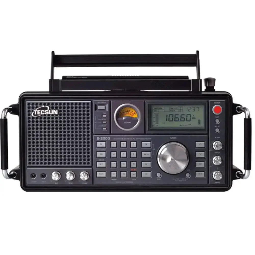 Wholesale Price High quality Tecsun S-2000 Portable radio FM / MW / SW - SSB / AIR band retro style portable desktop radio