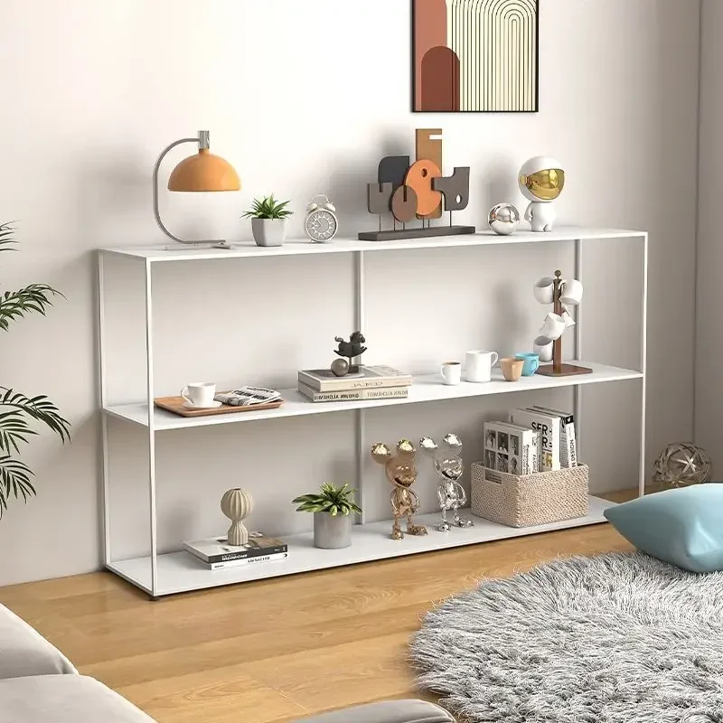 

Nordic wrought iron balcony shelf floor bookcase bedroom storage shelf partition wall living room porch frame can be