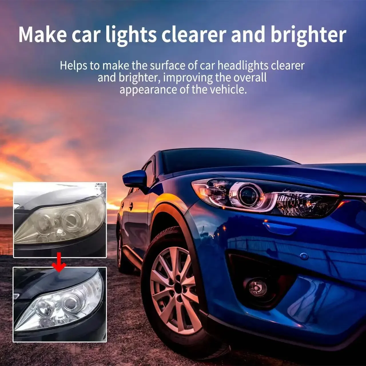 Effective Car Headlight Cleaner Auto Headlight Polish Cream 30mI/50ml Headlights Polisher For Cars Vehicle Accessories