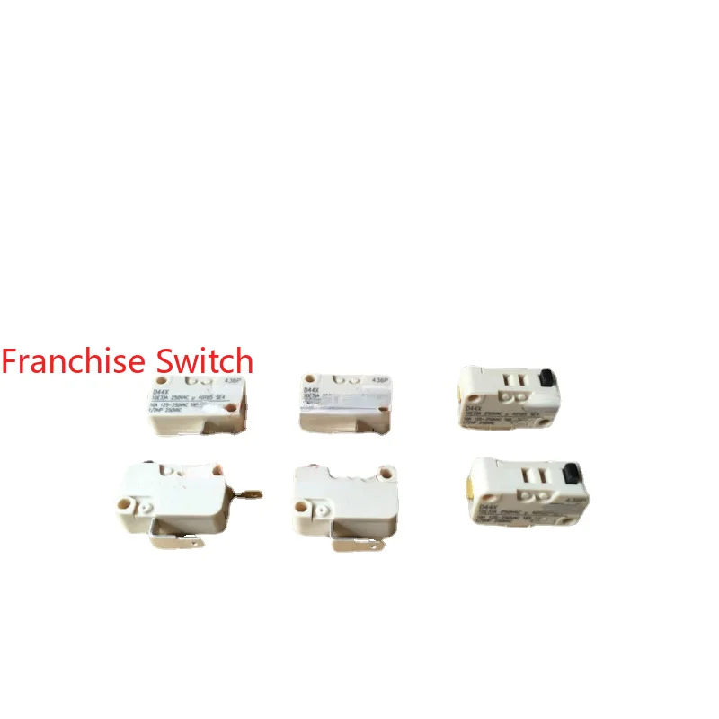 10PCS D44X Original Large Micro Switch 10A250V Normally Closed Press Off Travel Limit 2 Pins